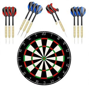 Jeu de fléchettes magnétiques de 17 pouces, cible double face enroulable avec fléchettes magnétiques pour enfants et adultes - Product Image 4