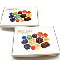 Boîte en carton écologique personnalisée de qualité alimentaire pour emballages de biscuits et de gâteaux à emporter, idéale pour les bars à snacks