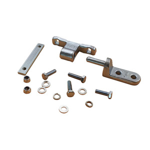 7 Shaped Concealed Door Hinge 180 Degrees Zinc Plated Carbon Steel Adjustable For Connect Use Minimalist Design Ty512 - Product Image 3