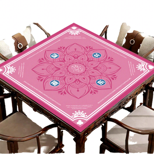 แผ่นรองโต๊ะไพ่นกกระจอกยางธรรมชาติ หรูหรา ทันสมัย พับได้ กันลื่น กันเสียง เป็นมิตรกับสิ่งแวดล้อม ขนาด 850x850 มม. ซักได้ พิมพ์ลายตามสั่ง สำหรับใช้ในบ้าน - Product Image 1