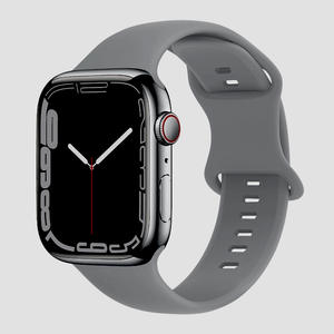 سوار سيليكون لساعة أبل Series 6 SE 5 4 3، حزام رياضي لساعة IWatch، تصميم جديد وعصري بإبزيم للمعصم، 38 40 42 44 مم - Product Image 1