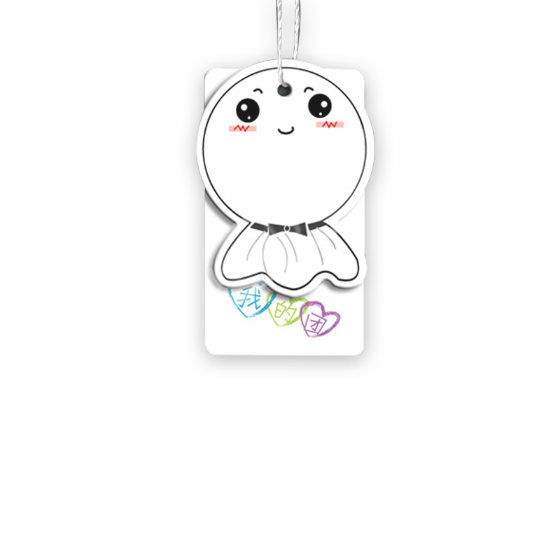 Custom Hang Tag Eco-friendly Logo Tag Luxury Clothing Tag Silk-screen Printing with Hangtag String for Bags and Clothing