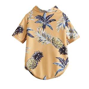 Camiseta <span class=keywords><strong>de</strong></span> Verano Estilo Hawaiano para Perros Pequeños y Medianos, Cachorros y Gatos, con Dibujos Animados Divertidos en Poliéster Ligero - Product Image 5
