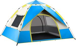 <span class=keywords><strong>Tente</strong></span> de Camping Portable double pont 3-4 personnes <span class=keywords><strong>tente</strong></span> de glamping en maille anti-moustiques avec Rainfly - Product Image 3