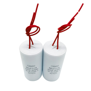 高電圧CBB60 <span class=keywords><strong>50uf</strong></span>フィルムコンデンサワイヤー付き洗濯機と水ポンプ - Product Image 3