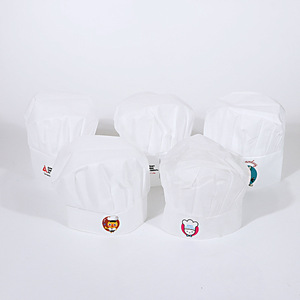 Biểu Tượng Tùy Chỉnh Không Dệt Có Thể Điều Chỉnh Kích Thước Nhà Bếp Nấu Ăn <span class=keywords><strong>Hat</strong></span> Dùng Một Lần Đầu Bếp Cap Trẻ Em Người Lớn - Product Image 5