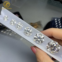 Fabrika Outlet GRA sentetik elmas mozanit elmas Lab beyaz DEF VVS serbest moissanit yarattı