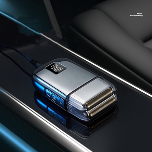 Afeitadora Eléctrica de Láminas para Hombre, Recortadora de Vello Facial con Pantalla LCD, Carga USB, Resistente al Agua IPX6, Uso Doméstico - Product Image 3