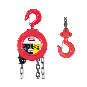 VALEX 1000kg montacarichi a catena manuale 1650134 modello di costruzione in acciaio utensile di sollevamento a catena G80 alimentato a mano - Product Image 1