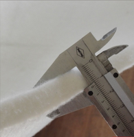 Vente en gros de feutre de polyester blanc épaisseur de tampon de tension machine à refendre le feutre de laine