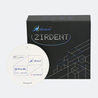 Bloc de zircone pré-fraisé Zirdent haute précision, consommables dentaires pour implants, porcelaine 3D Pro ML certifiée CE