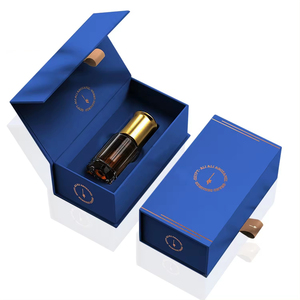 <span class=keywords><strong>Top</strong></span> <span class=keywords><strong>Grade</strong></span> nước hoa màu đen lật gấp Hộp Quà Tặng Mini cứng từ giấy bao bì xốp lót dập nổi vật liệu tái chế - Product Image 2