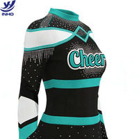 Tenue de cheerleading professionnelle pour la compétition, en spandex extensible léger, anti-humidité, personnalisable, marque Inho