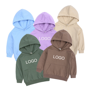Sweat-shirt à capuche unisexe en coton brodé en polaire pour bébés, garçons, filles, groupes d'âge et <span class=keywords><strong>enfants</strong></span> - Product Image 4