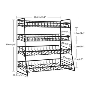 Supermarket Convenience Store Cashier Snack Shelves Small Food Display Double Tier Modern Stainless Steel Shelves - Product Image 2