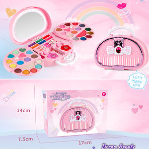 Kouyikou <span class=keywords><strong>maquillage</strong></span> jouet ensemble de sac <span class=keywords><strong>maquillage</strong></span> semblant cosmétiques Toypink Offre Spéciale <span class=keywords><strong>fille</strong></span> enfants cosmétique boîte peinture bricolage jouets filles 5 <span class=keywords><strong>ans</strong></span> - Product Image 3