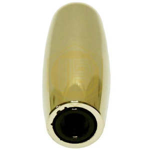 Manopola cilindrica dorata per rubinetto della birra - Product Image 1