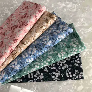 Wholesale Custom Printed 100% Cotton Twill Fabric Medium Weight Breathable Girls' Clothing Boys' Cover Curtains Lining Purpose