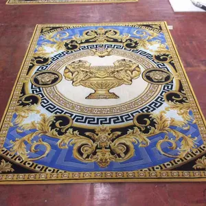 Karpet Bape berumbai kustom pengiriman Drop pabrik permadani Komisi Bape kustom karpet Logo desainer berumbai mewah