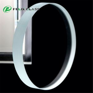 Verre de visualisation circulaire ultra-blanc trempé découpé au laser, de fabrication professionnelle chinoise, pour couvercle d'éclairage - Product Image 4