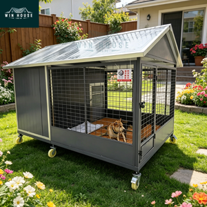 Refugio para Perros de Exterior Fácil de Desmontar y Limpiar con Diseño Modular y Piezas Intercambiables para Diferentes Tamaños de Perros - Product Image 3