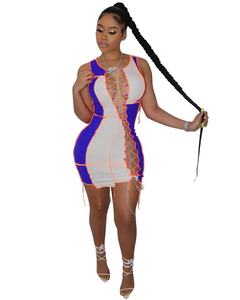 HANO 2024 donna alla moda abiti Sexy Maxi abiti Night Club signore <span class=keywords><strong>Casual</strong></span> <span class=keywords><strong>taglie</strong></span> <span class=keywords><strong>forti</strong></span> abiti estivi da ragazza - Product Image 4