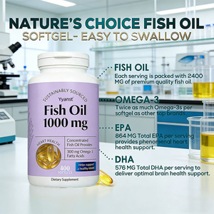 Cápsulas de aceite de pescado Omega-3 de triple potencia OEM/ODM para hombres y mujeres, apoyo para el corazón, el cerebro y las articulaciones, muestra gratuita. - Product Image 5