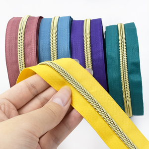 Meetee za030 5 # hành lý phụ kiện DIY handmade may chất liệu chất lượng cao bền nylon dây kéo băng cho may mặc nhà dệt - Product Image 6