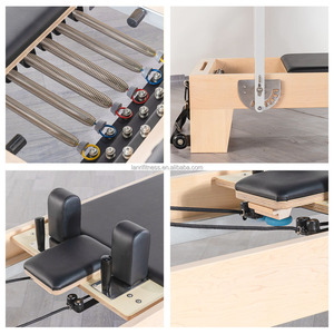 Máquina de <span class=keywords><strong>Pilates</strong></span> Reformer de Madera de Arce de Alta Calidad para Ejercicio Corporal en Casa o Estudio - ¡Gran Oferta! - Product Image 3