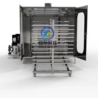 Machine de lavage automatique de chariots à viande haute pression en acier inoxydable pour abattoir