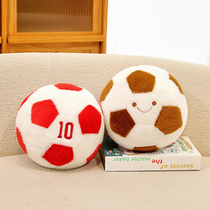 Peluche de Balón de <span class=keywords><strong>Fútbol</strong></span> de Dibujos Animados, Relleno de Algodón PP, Juguete Suave con Paneles Coloridos para Sala de Juegos y Guardería Infantil - Product Image 4