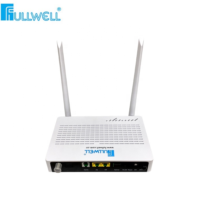 Internet Instrument Net Lien Ac 1GE + 1FE + WIFI + CATV Gpon Routeur E Pon Onu Avec Voip