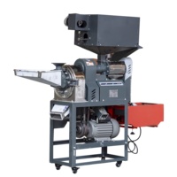 Machine combinée à petite échelle pour décortiquer et blanchir le maïs, le blé, le riz, etc. - Moulin à riz 6N40