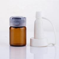 Flacons en verre ambré OEM de qualité supérieure 3ml 5ml 7ml 8ml 10ml, ampoules vides avec bouchon en caoutchouc pour poudre lyophilisée, emballage cosmétique