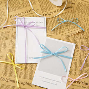 Cinta de poliéster de doble cara de 3 mm de grosor para manualidades, lazos para el cabello, cajas de regalo, cinta de seda para embalaje, venta al por mayor, cinta decorativa - Product Image 5