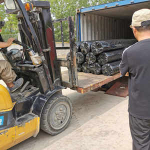 Giữ Lại Tường Sợi Thủy Tinh Gia Cố <span class=keywords><strong>PVC</strong></span> Tráng Sợi Dọc Dệt Kim Polyester Pet <span class=keywords><strong>Geogrid</strong></span> 50kn/M Độ Bền Kéo Cho Đường Sắt - Product Image 6