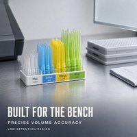 Embouts de pipette stériles Clear Blue 1 ml 10 µl-1000 µl