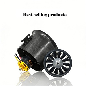 Moteur sans balais <span class=keywords><strong>EDF</strong></span> 70 mm à 12 pales 6S avec ESC 1800KV et 60A pour pièces de drone et avion RC UVA - Product Image 3