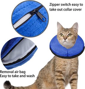 <span class=keywords><strong>Collar</strong></span> inflable protector 2025 para perro gato, cuello antimordedura de PVC suave, <span class=keywords><strong>Collar</strong></span> isabelino, <span class=keywords><strong>Collar</strong></span> de recuperación de cono para perro, producto para mascotas - Product Image 2