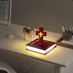 Base Magnética para Biblia con Cruz, Estilo Art Deco, Rotación de 360 Grados, Ecológica, para Diwali, Bautizo, Cruz Flotante, Decoración del Hogar, Regalo - Product Image 6