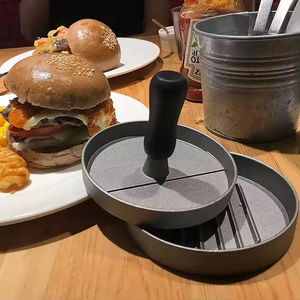 <span class=keywords><strong>Prix</strong></span> de gros Hamburger antiadhésif Patty Maker Moule Viande Boeuf Porc Agneau Veggie Burger Maker pour BBQ Barbecue Grill Camp - Product Image 3