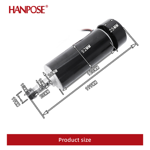 도매가 스핀들 모터 3000RMP 전원 공급 3D 조각기 고속 공냉식 500W 스핀들 DC 모터 - Product Image 4