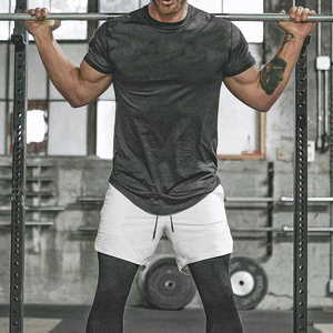 T-shirts personnalisés pour hommes, imprimés, 100% polyester, vierges, sublimation, design personnalisé, séchage rapide, respirant, manches courtes, course à pied - Product Image 4