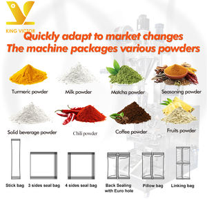 50g-500g zerdeçal tozu un çamaşır tozu mısır nişastası ve diğer gıda malzemesi paketleme makinesi - Product Image 2