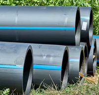Tuyau d'eau en PEHD pour grands sites miniers DN180 DN225 DN250 PE100 PN12.5 – Conduite de production d'eau souterraine pour l'exploitation minière