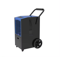 Déshumidificateur commercial métallique haute performance 50L, compresseur électrique industriel, contrôle par écran tactile, contrôlé par application, ROHS 800-1499