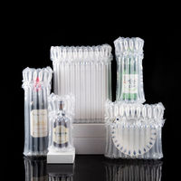 Sac d'emballage protecteur transparent en PE/PA gonflable, coussin d'air antichoc pour bouteilles, assiettes, lentilles