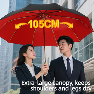 <span class=keywords><strong>Parapluie</strong></span> d'affaires OEM, ouverture automatique, 10 baleines, coupe-vent, poignée dorée, logo personnalisé, <span class=keywords><strong>parapluie</strong></span> pliant pour <span class=keywords><strong>homme</strong></span>, cadeau d'entreprise - Product Image 3