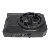 Caisse de subwoofer de voiture de 10 pouces, subwoofer actif fin à installer sous le siège, haut-parleur de basses 12V pour une mise à niveau audio professionnelle des véhicules