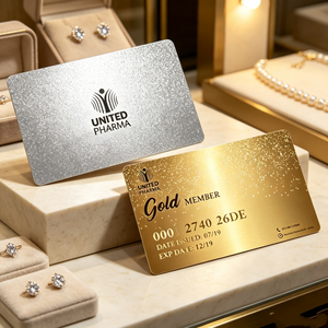 Carta <span class=keywords><strong>Regalo</strong></span> VIP Personalizzata di Alta Qualità in PVC CR80 con Stampa Digitale, Magnetica, Oro/Argento, Goffratura UV/Setificata - Product Image 6